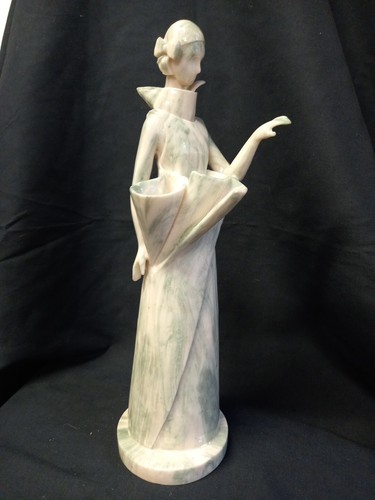 Alabaster cast figure - alabaster,