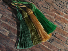 Decorative key tassels, key