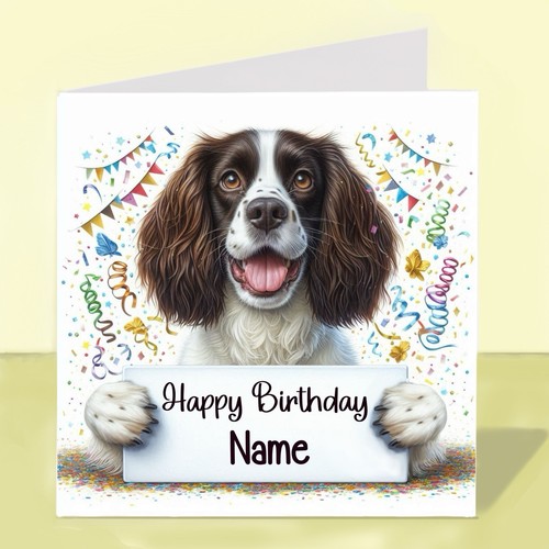 Personalised springer spaniel - personalised,