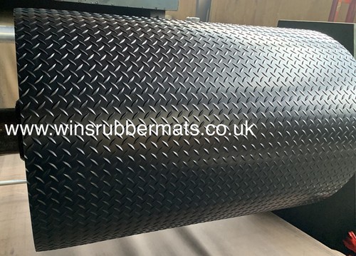Rubber flooring mat rolls - rubber,