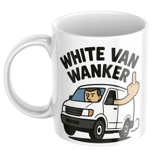White van wanker - white,