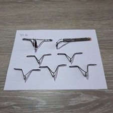 Set of 7 rod rings, butt and