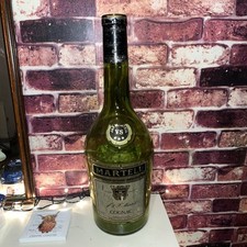 Martell Cognac Extra Large 3.78L Green Glass Advertising Piggy Bank EMPTY Bottle