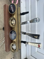 Brass Beer Pump with Wooden