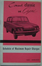 Ford Consul Classic and Capri