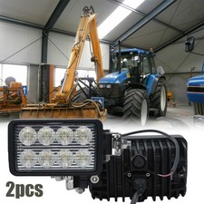 2PCS LED Flood Beam Work Light