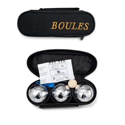 French boules set chrome - french,