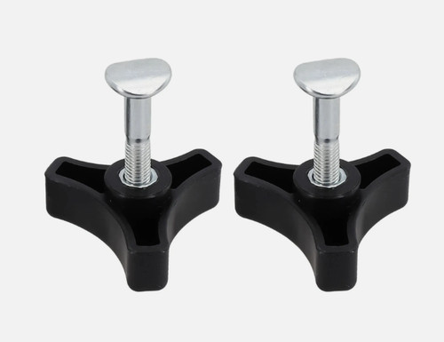 2pcs triangle handle - 2pcs, nut