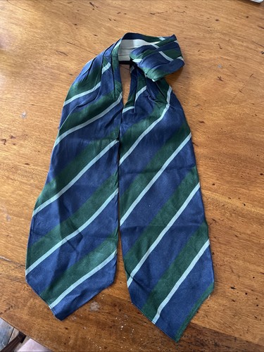 Cravat blue green - cravat., regimental