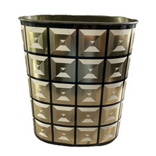 VTG MCM 1950s  Decoware WasteBasket Geometric Retro