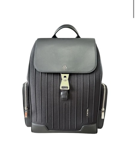 Rimowa black canvas leather - rimowa,