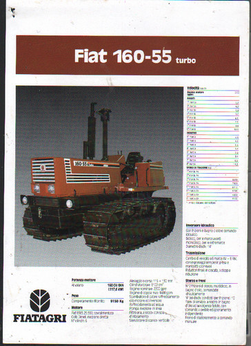 Fiat 160 turbo crawler - fiat, 160-55