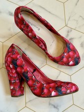 Red Herring Cherry Print Block