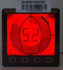 Nasa Marine Clipper V2 Wind Directional Speed Indicator Display