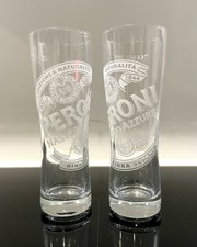 Peroni Nastro Azzurro - 2 Half Pint Glasses - VGC