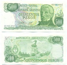 ARGENTINA NOTE 500 PESOS