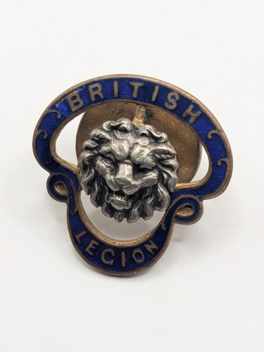 British legion veteran enamel - british,