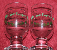 2 Irish Coffee Glasses