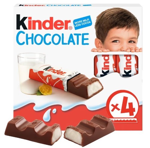 Kinder chocolate pack 50g - kinder, 4
