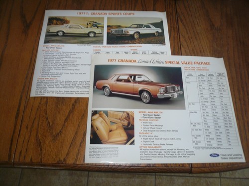 1977 ford granada sports coupe - 1977,