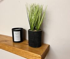 floating Wooden Shelf With Hidden Brackets Included. Radiator Shelf 14.5cm Deep.