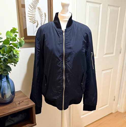 Zara man basic navy bomber - man,