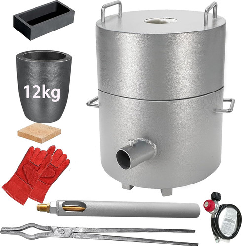 Metal melting furnace kit 12kg - furnace, kit,12kg