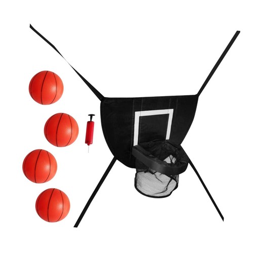 Trampoline basketball hoop - trampoline,