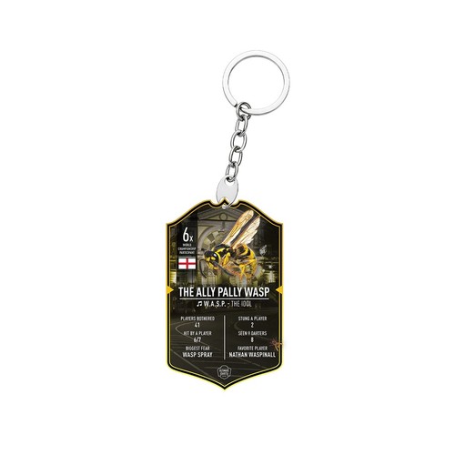 Ultimate darts card keyring - card,
