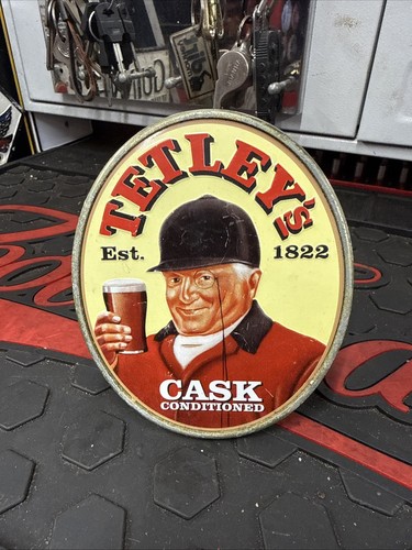 Vtg tetley bitter beer solid - vtg,