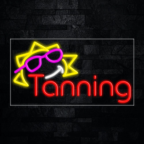 Tanning led neon sign - led,
