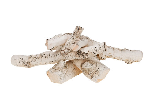 Ceramic logs pcs mix - ceramic,