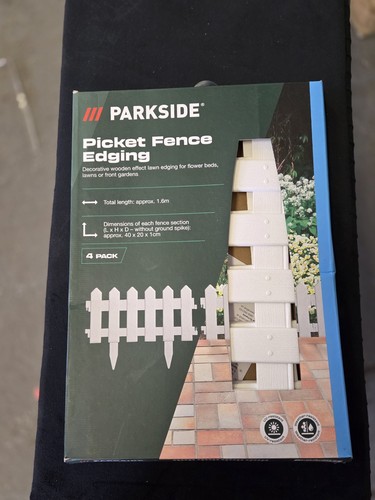 Parkside garden white picket - garden,