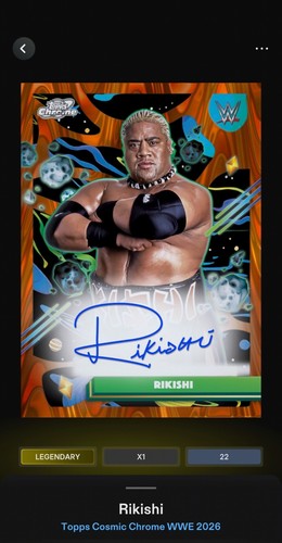 Topps wwe slam digital - digital, rikishi