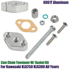 For Kawasaki KLX250 KLX300 All Years Cam Chain Tensioner W/ Gasket Kit Aluminum