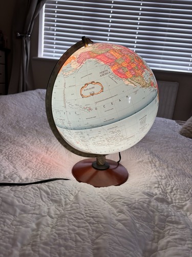 1970s illuminated globe by - 1970s,