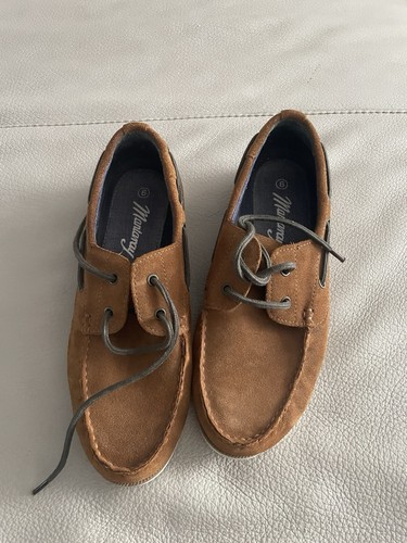 Mantaray brown suede boat - suede,