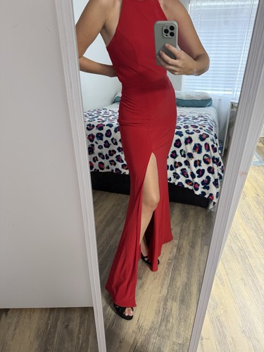 Sherri hill 32340 red halter - sherri,
