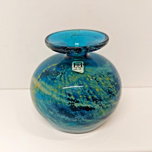 Mdina glass sea sand vase - mdina, &