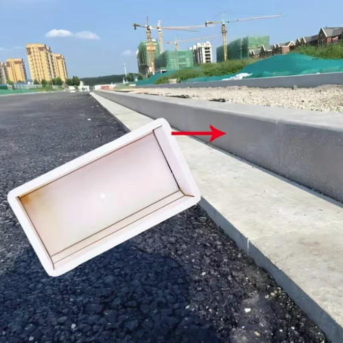New curb stone plastic - new, mold