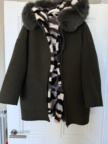 Interdee luxury khaki wool - khaki,