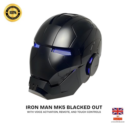 Iron man mk5 black helmet - black, 2026