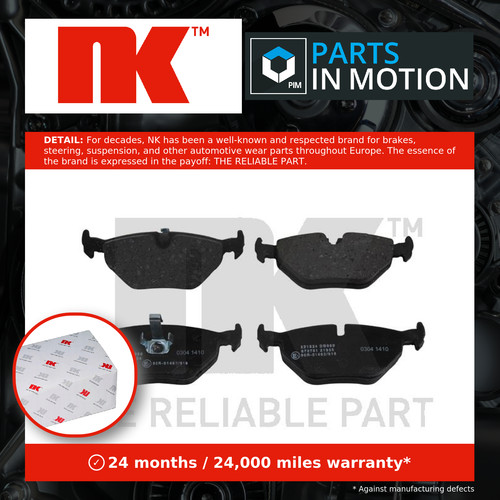 Brake pads set - fits, 75