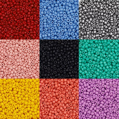600pcs charm glass beads czech - 600pcs,