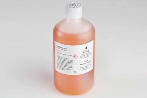 Rhodium plating solution with - rhodium,