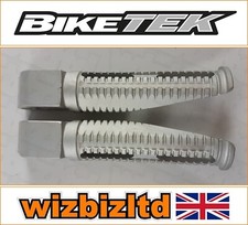 Honda VTR 1000 SP1/SP2 1999-2005 [Biketek Rear Silver Billet Race Pegs]