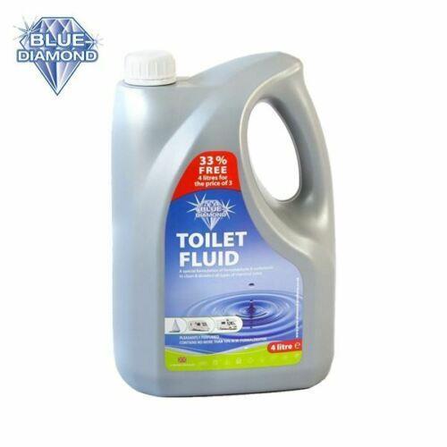 Blue diamond toilet - blue, fluid