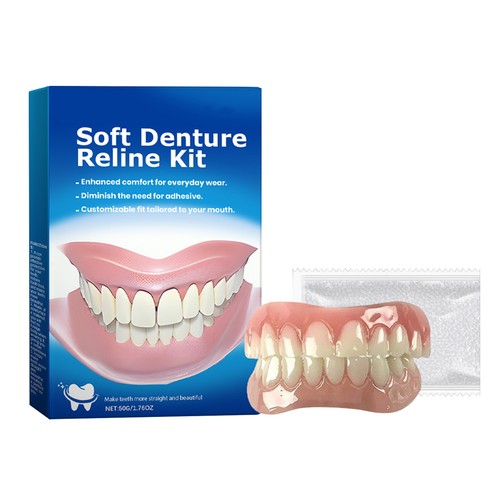 Denture silicone kit - denture, set