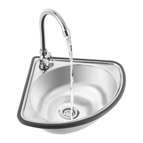 Single triangle wash basin - single,