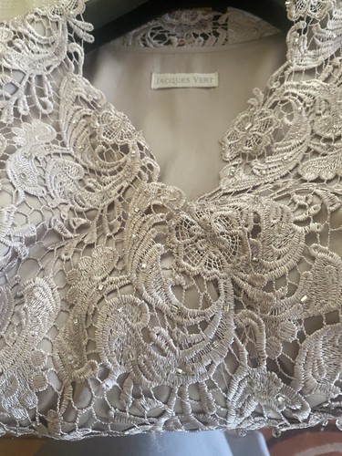 Jaques vert lace dress size - jaques, 14